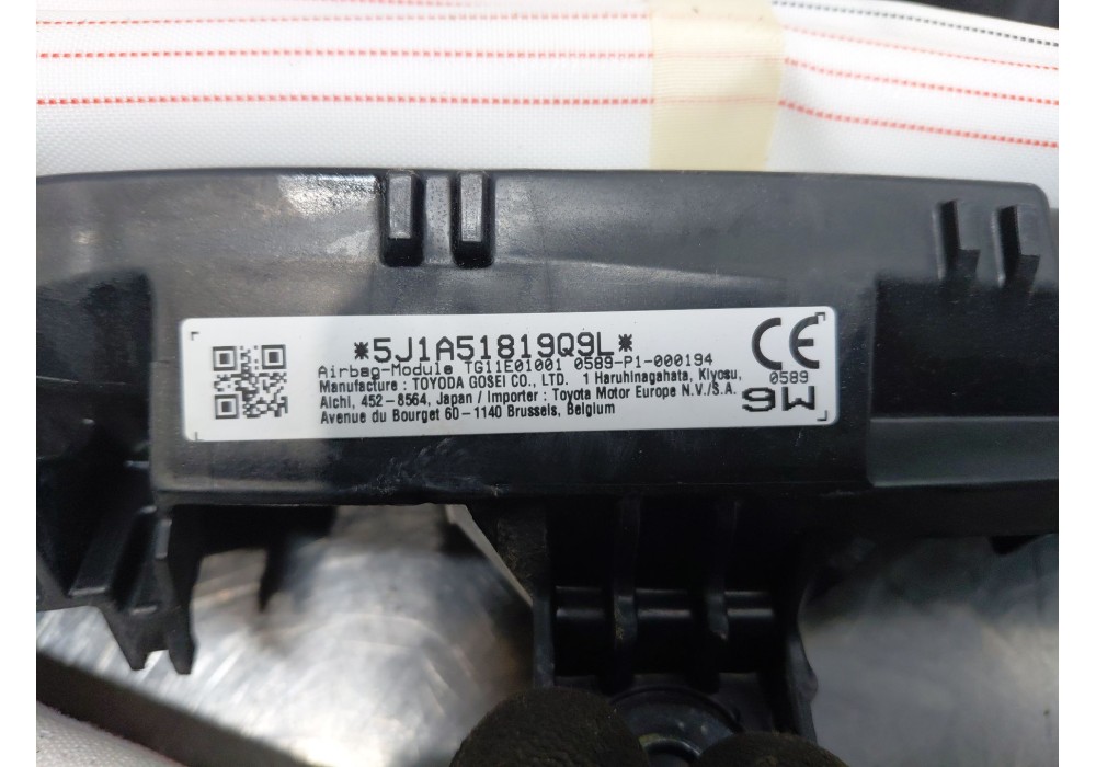 Recambio de airbag cortina delantero izquierdo para toyota corolla (e21) hybrid referencia OEM IAM 6218002190  