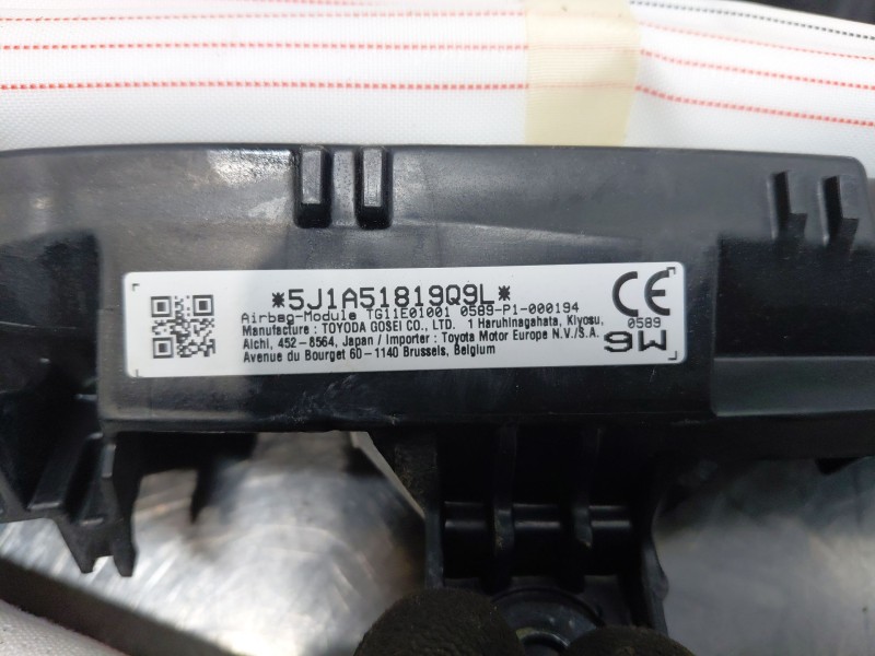 Recambio de airbag cortina delantero izquierdo para toyota corolla (e21) hybrid referencia OEM IAM 6218002190  