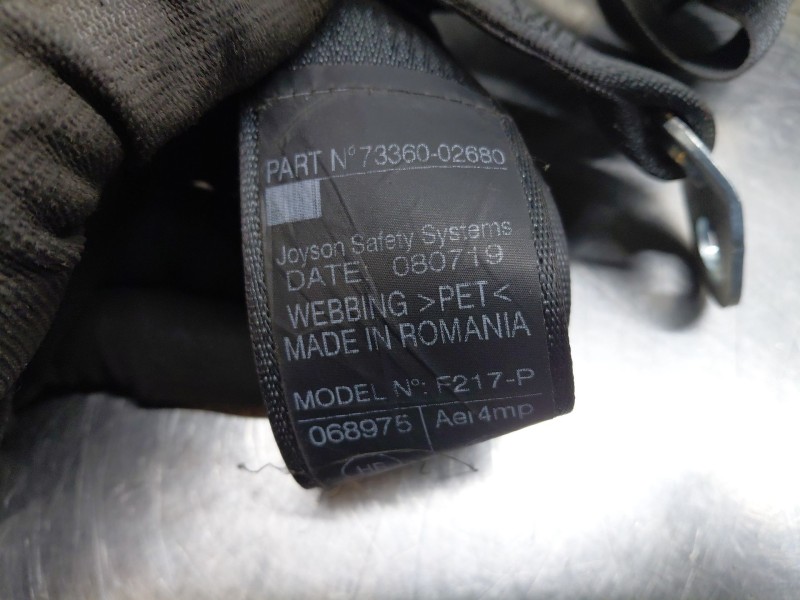 Recambio de cinturon seguridad trasero derecho para toyota corolla (e21) hybrid referencia OEM IAM 7336002680C1  