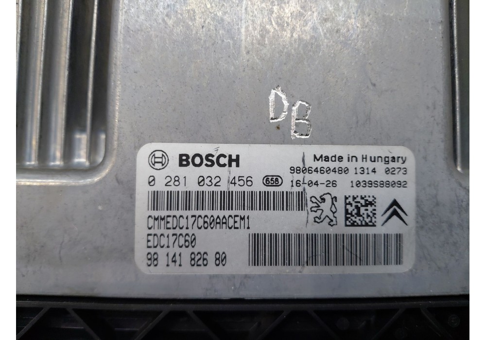 Recambio de centralita motor uce para citroën c4 ii (nc_) 1.6 bluehdi 100 referencia OEM IAM   