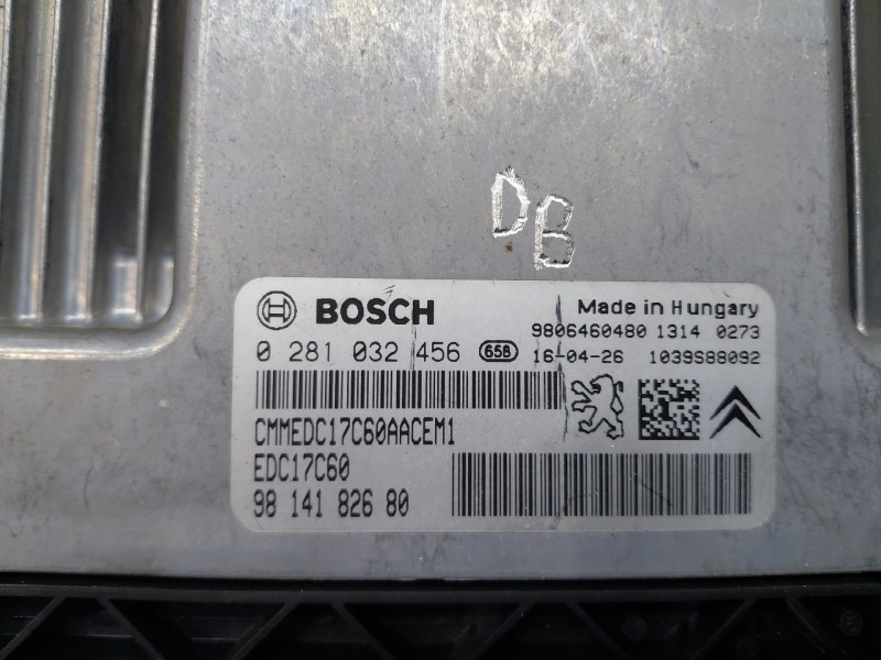 Recambio de centralita motor uce para citroën c4 ii (nc_) 1.6 bluehdi 100 referencia OEM IAM   