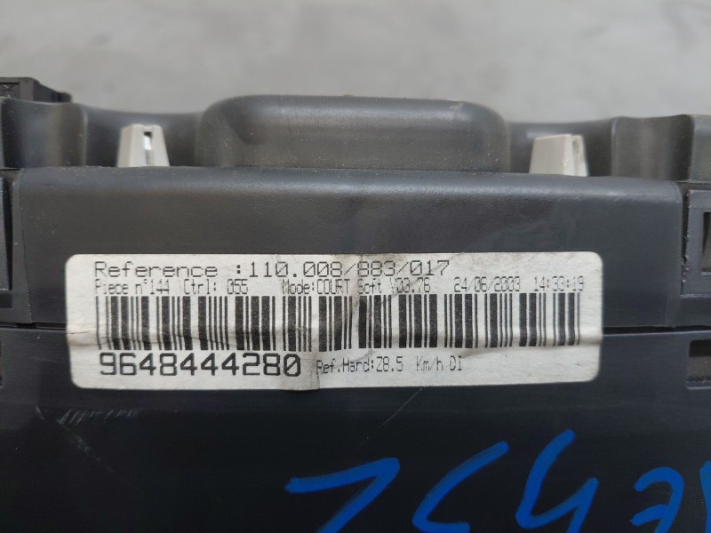 Recambio de cuadro instrumentos para peugeot 607 (9d, 9u) 2.2 hdi referencia OEM IAM   