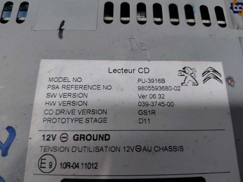 Recambio de sistema audio / radio cd para citroën c4 ii (nc_) 1.6 bluehdi 100 referencia OEM IAM   