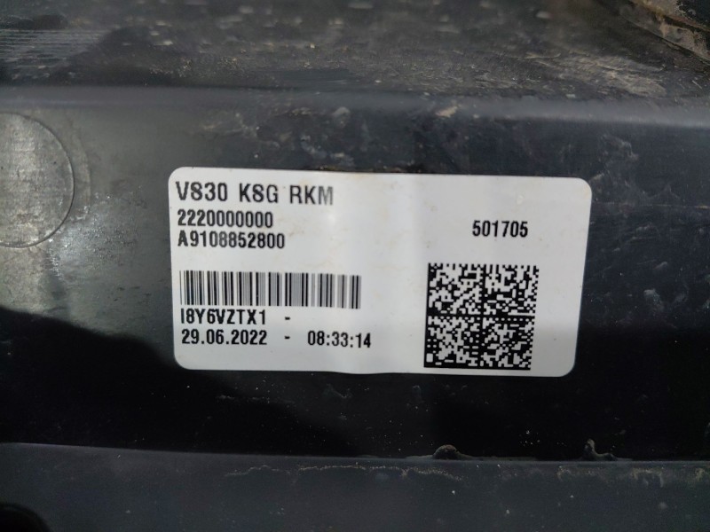 Recambio de rejilla delantera para mercedes-benz sprinter iii furgón fwd kl3a4 referencia OEM IAM   