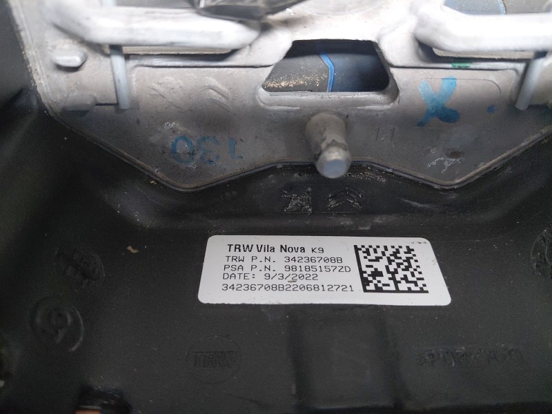 Recambio de volante para peugeot rifter active pack referencia OEM IAM   