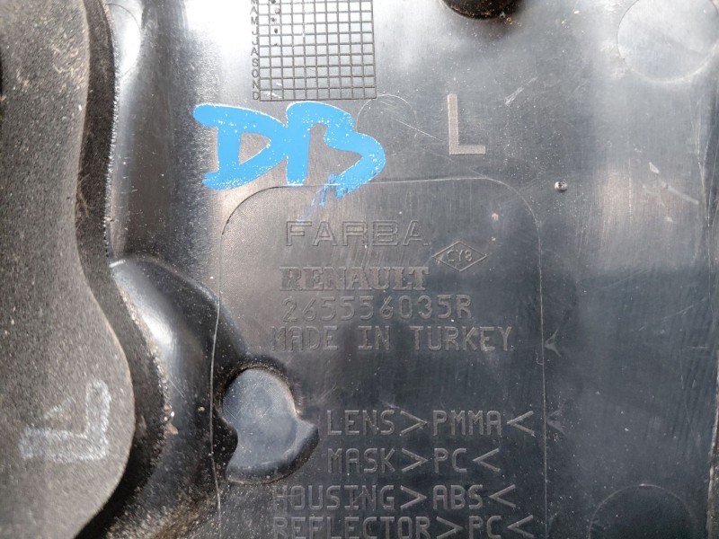 Recambio de piloto trasero izquierdo interior para renault fluence z.e. expression referencia OEM IAM   