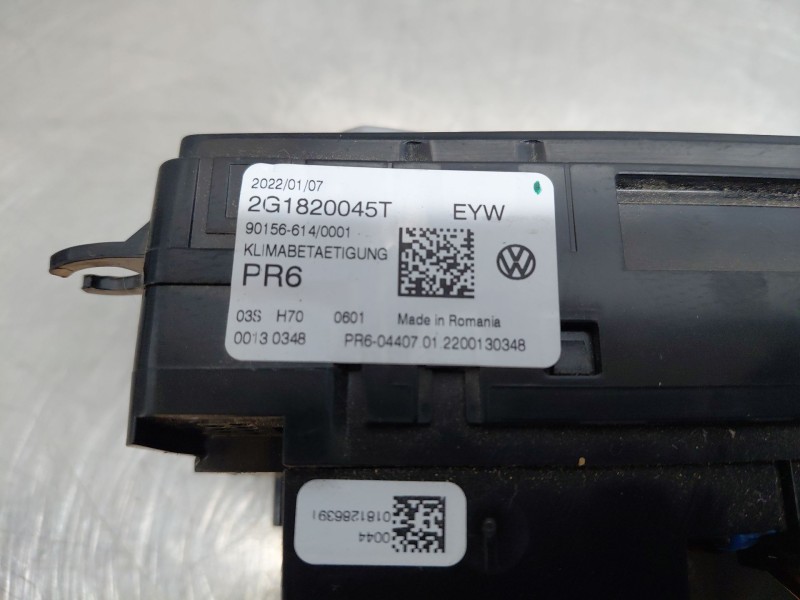 Recambio de mando climatizador para volkswagen polo life referencia OEM IAM   