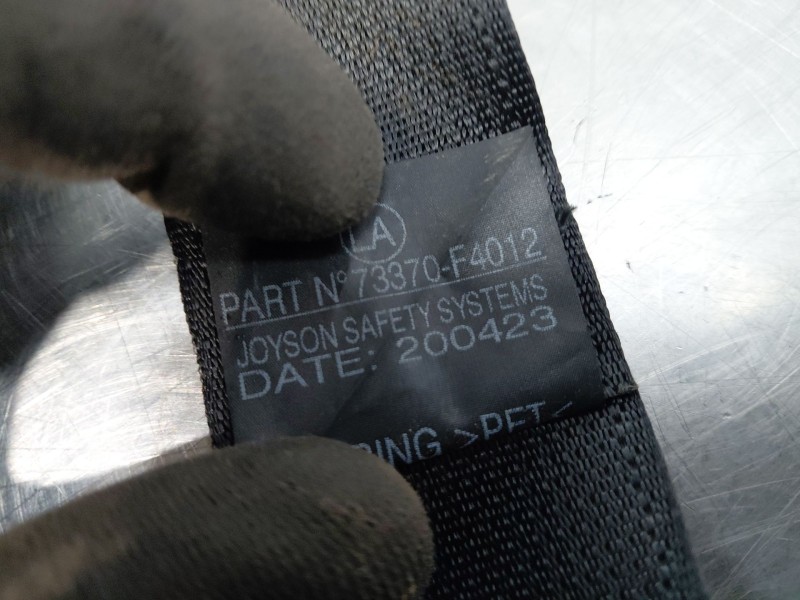 Recambio de cinturon seguridad trasero izquierdo para toyota c-hr hybrid referencia OEM IAM 73370F4012C2  