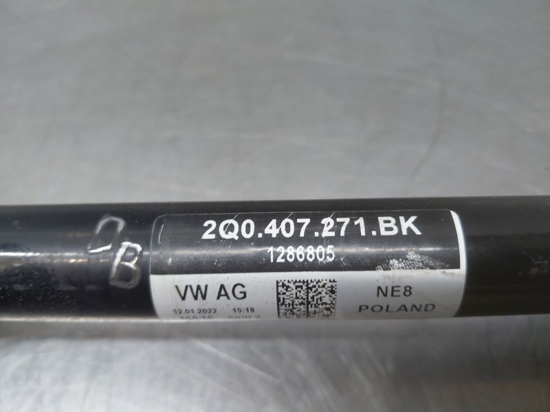 Recambio de transmision delantera izquierda para volkswagen polo life referencia OEM IAM   