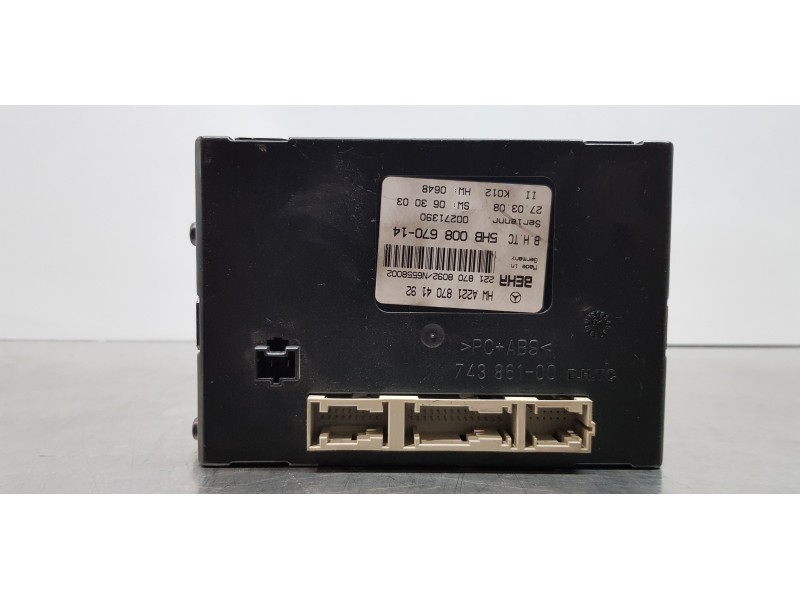 Recambio de centralita aire acondicionado para mercedes clase s (w221) berlina 320 / 350 cdi (221.022) referencia OEM IAM A22187