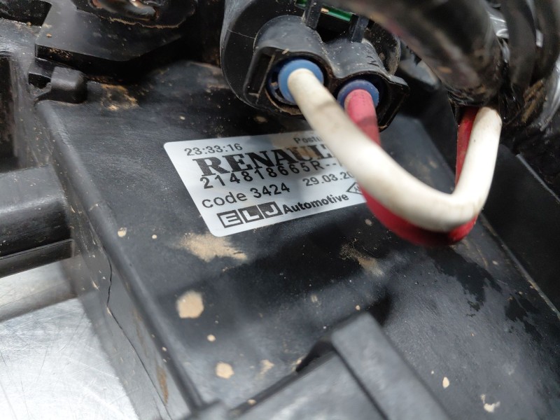 Recambio de electroventilador para dacia dokker acces referencia OEM IAM 214818665R  