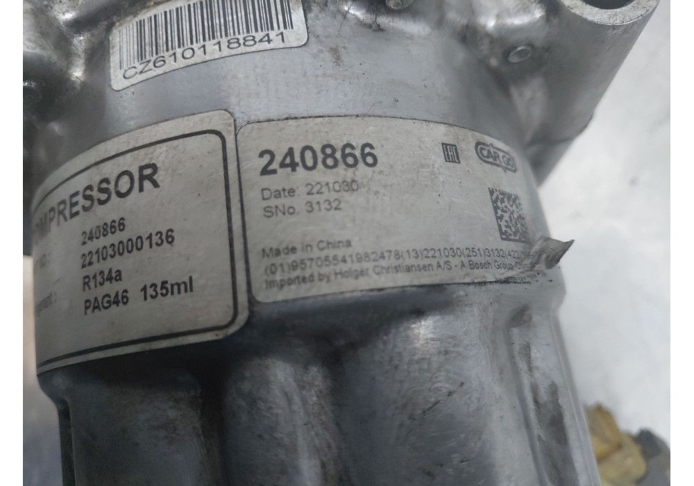 Recambio de compresor aire acondicionado para peugeot 207/207+ (wa_, wc_) 1.6 hdi referencia OEM IAM 9822826880  