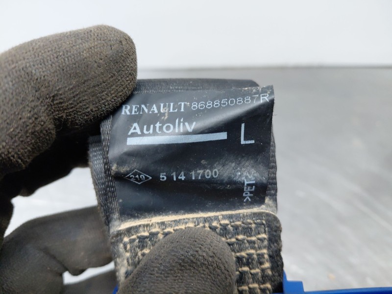 Recambio de cinturon seguridad delantero izquierdo para dacia dokker acces referencia OEM IAM 868850887R  