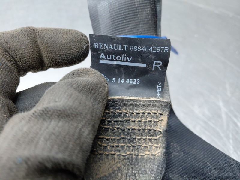 Recambio de cinturon seguridad trasero derecho para dacia dokker acces referencia OEM IAM 888404297R  