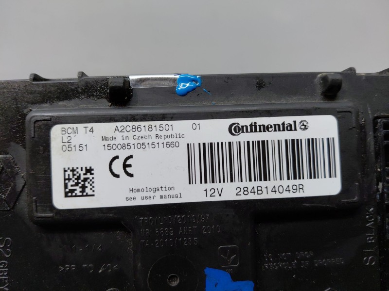 Recambio de modulo confort para dacia dokker acces referencia OEM IAM 284B14049R  