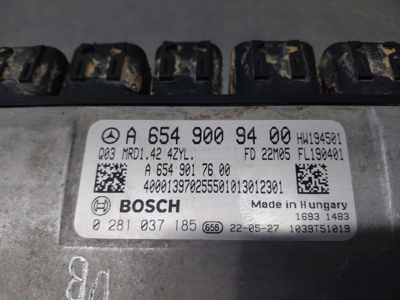 Recambio de centralita motor uce para mercedes-benz sprinter iii furgón fwd kl3a4 referencia OEM IAM   