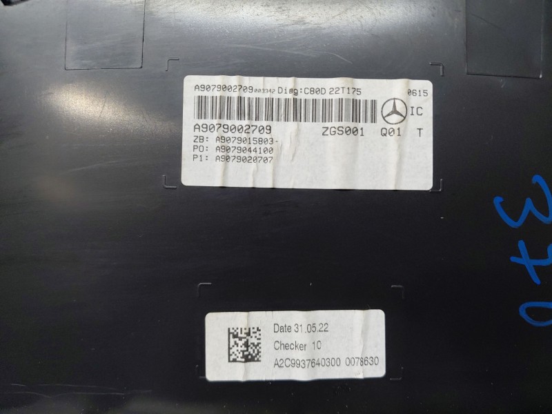 Recambio de cuadro instrumentos para mercedes-benz sprinter iii furgón fwd kl3a4 referencia OEM IAM   