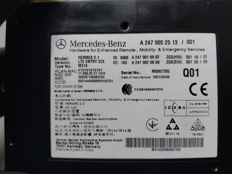 Recambio de modulo electronico para mercedes-benz sprinter iii furgón fwd kl3a4 referencia OEM IAM   