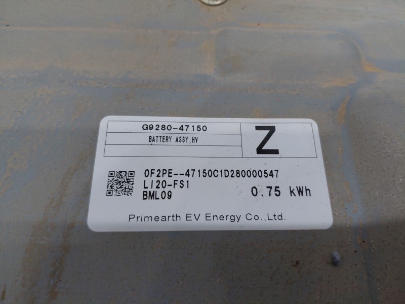 Recambio de bateria para toyota c-hr hybrid referencia OEM IAM G951047121  