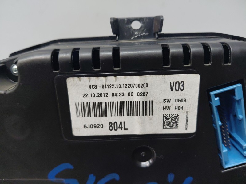 Recambio de cuadro instrumentos para seat ibiza iv (6j5, 6p1) 1.6 tdi referencia OEM IAM   