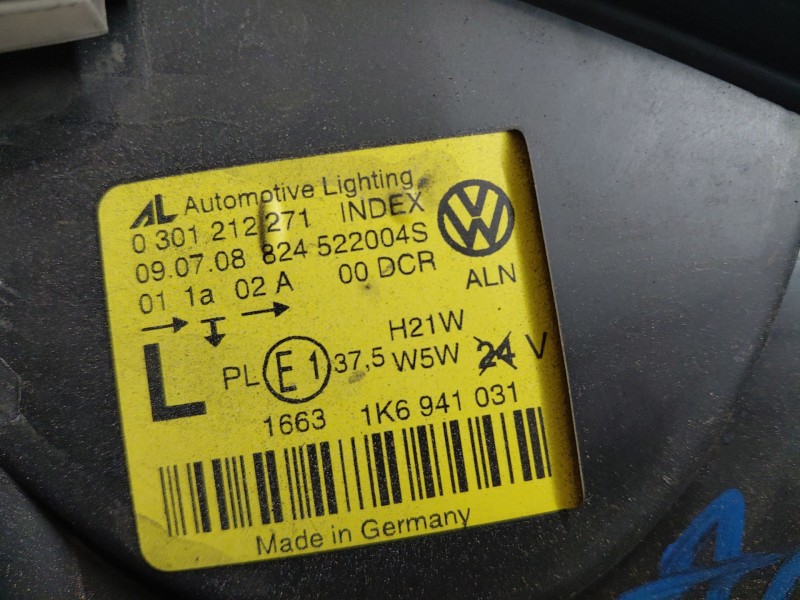 Recambio de faro izquierdo para volkswagen golf v (1k1) 1.6 referencia OEM IAM   