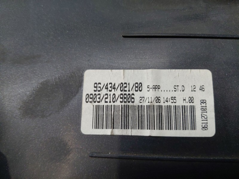 Recambio de cuadro instrumentos para peugeot 206 hatchback (2a/c) 2.0 hdi 90 referencia OEM IAM   