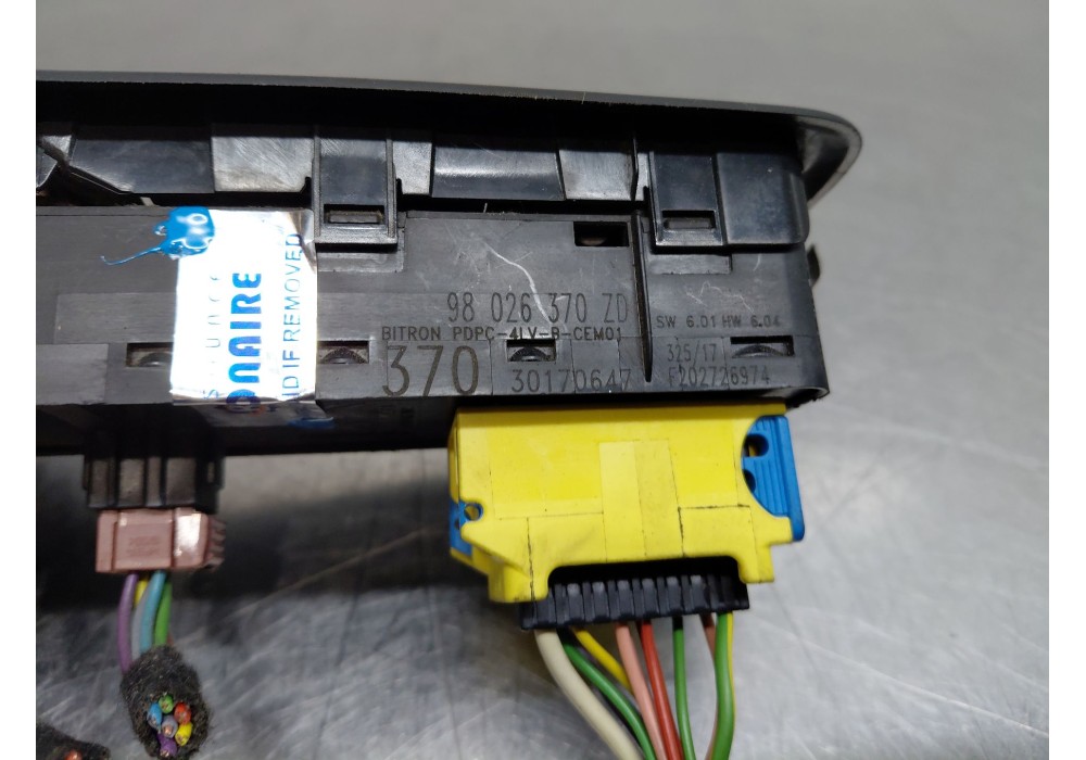 Recambio de mando elevalunas delantero izquierdo para peugeot 508 sw i (8e_) 2.0 bluehdi 150 referencia OEM IAM   