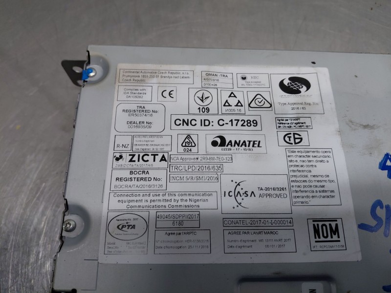 Recambio de sistema audio / radio cd para peugeot 508 sw i (8e_) 2.0 bluehdi 150 referencia OEM IAM   