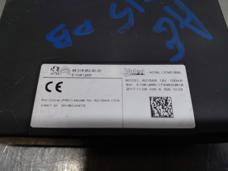 Recambio de modulo electronico para peugeot 508 sw i (8e_) 2.0 bluehdi 150 referencia OEM IAM 9801695280-00  
