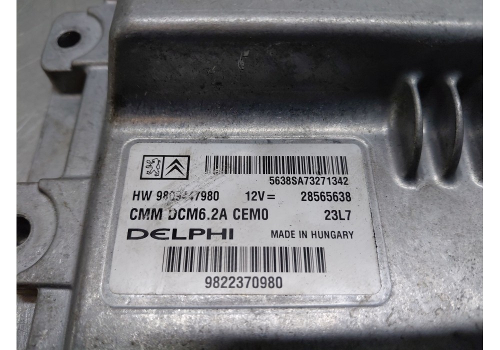 Recambio de centralita motor uce para peugeot 508 sw i (8e_) 2.0 bluehdi 150 referencia OEM IAM   