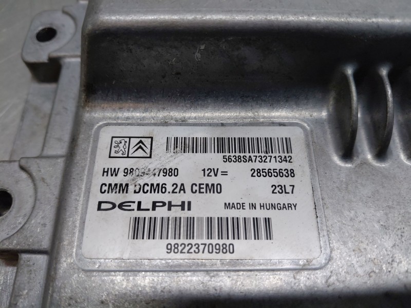 Recambio de centralita motor uce para peugeot 508 sw i (8e_) 2.0 bluehdi 150 referencia OEM IAM   