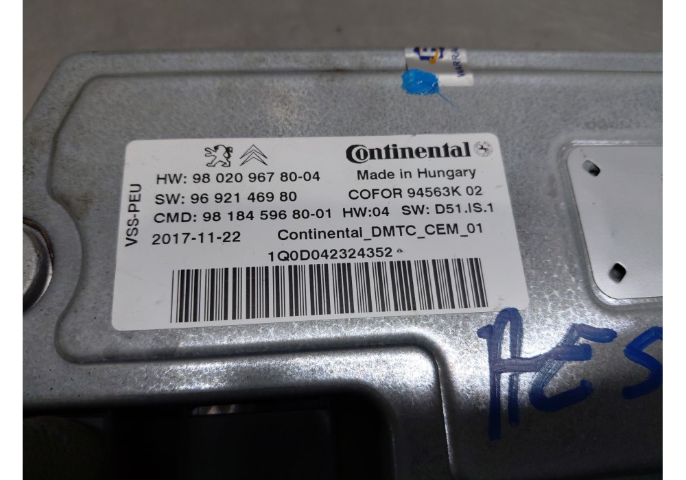Recambio de centralita start / stop para peugeot 508 sw i (8e_) 2.0 bluehdi 150 referencia OEM IAM   