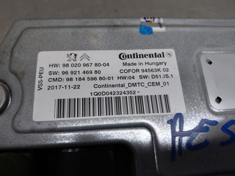 Recambio de centralita start / stop para peugeot 508 sw i (8e_) 2.0 bluehdi 150 referencia OEM IAM   