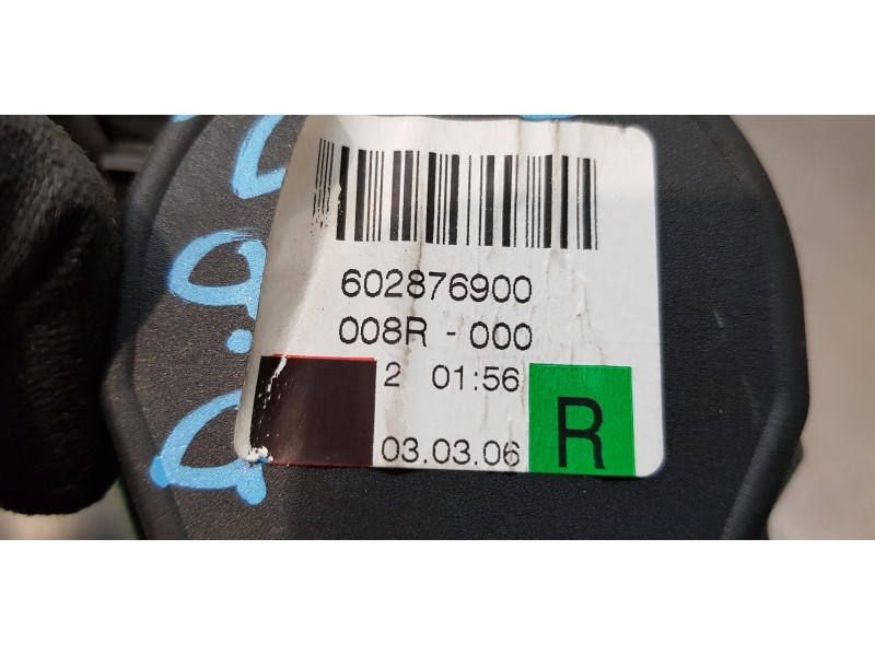 Recambio de cinturon seguridad delantero derecho para mercedes clase a (w169) a 170 (169.032) referencia OEM IAM 602876900  