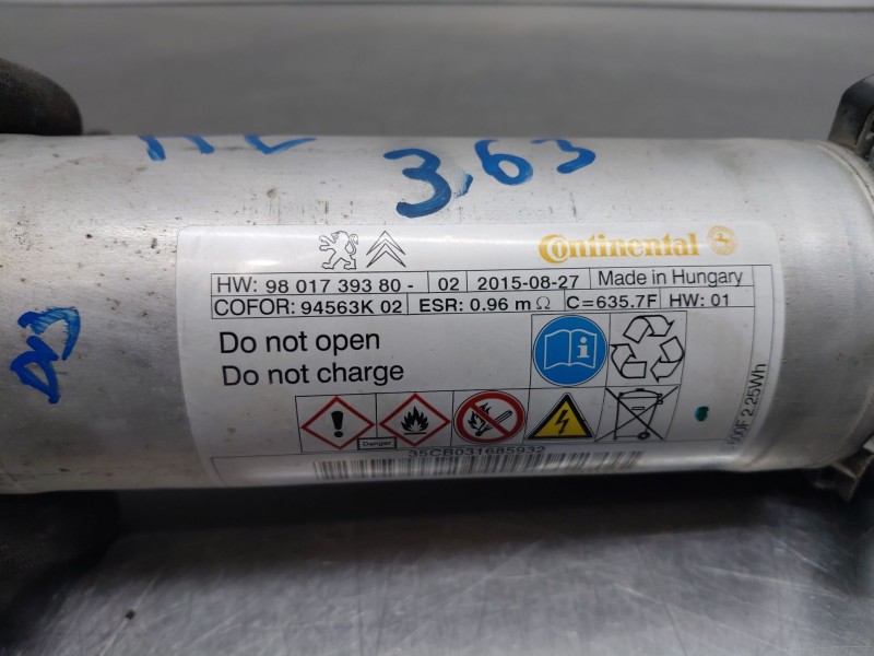 Recambio de modulo electronico para peugeot 508 active referencia OEM IAM 9801739380  