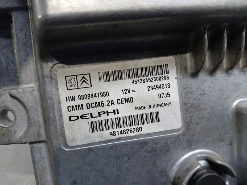 Recambio de centralita motor uce para peugeot 508 active referencia OEM IAM   