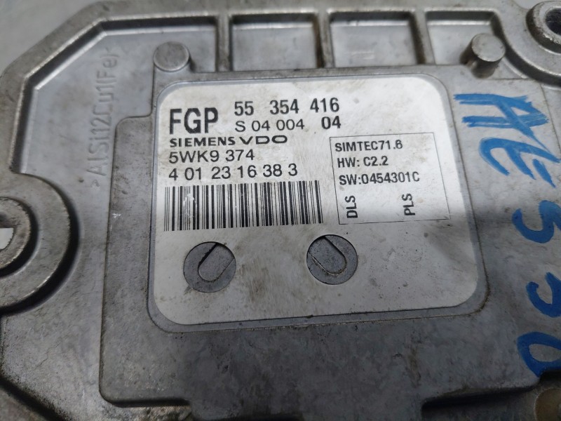Recambio de centralita motor uce para opel vectra c (z02) 1.8 (f69) referencia OEM IAM   