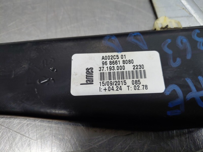 Recambio de elevalunas delantero derecho para peugeot 508 active referencia OEM IAM   