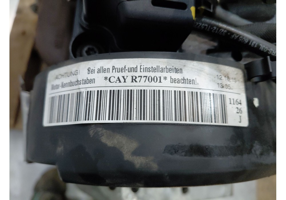 Recambio de motor completo para seat ibiza iv (6j5, 6p1) 1.6 tdi referencia OEM IAM CAY  