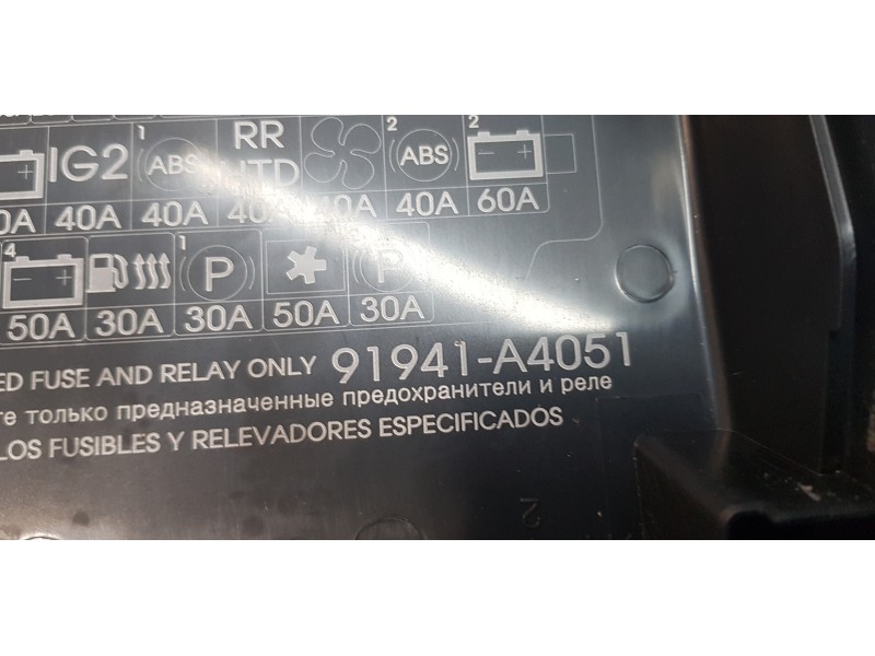 Recambio de caja reles / fusibles para kia carens ( ) concept referencia OEM IAM 919513X110  