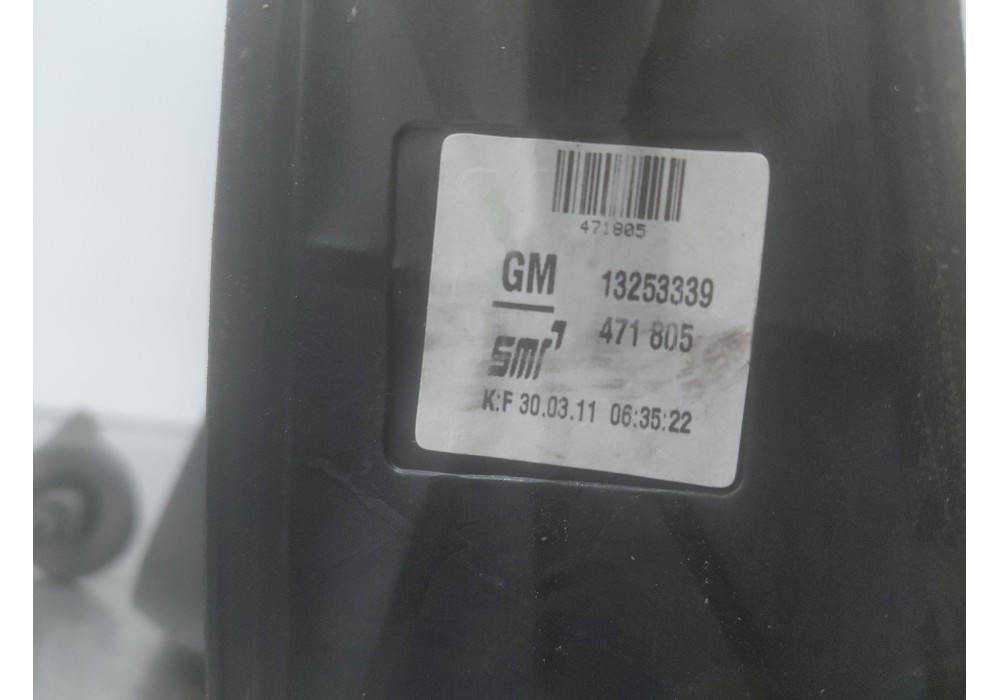 Recambio de retrovisor izquierdo para opel zafira / zafira family b (a05) 1.9 cdti (m75) referencia OEM IAM   