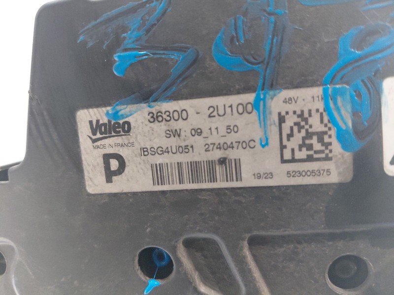 Recambio de alternador para kia ceed sportswagon hybrid referencia OEM IAM   