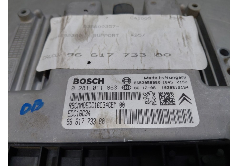Recambio de centralita motor uce para citroën c4 i (lc_) 1.6 hdi referencia OEM IAM   