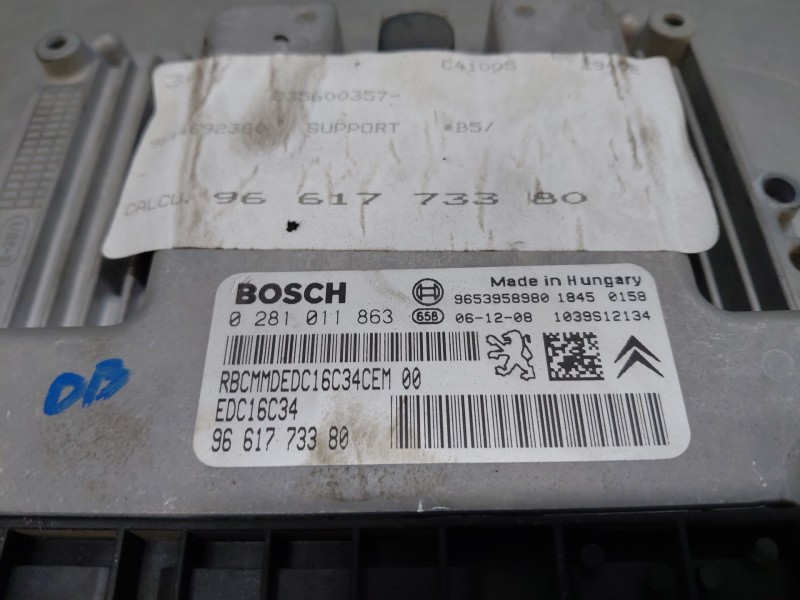 Recambio de centralita motor uce para citroën c4 i (lc_) 1.6 hdi referencia OEM IAM   