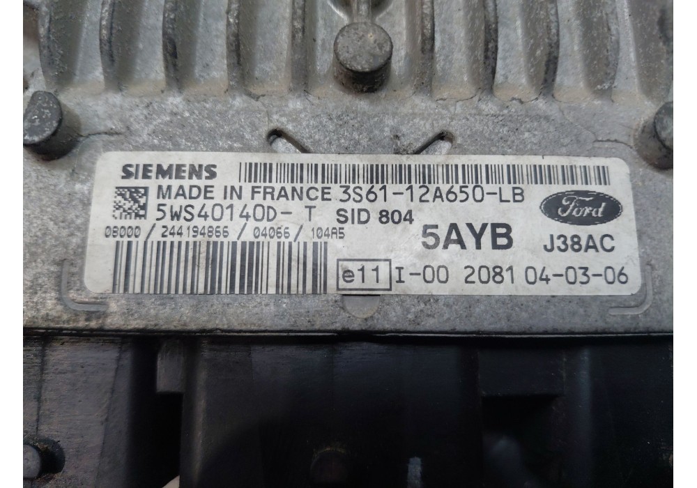 Recambio de centralita motor uce para ford fiesta v (jh_, jd_) 1.4 tdci referencia OEM IAM   