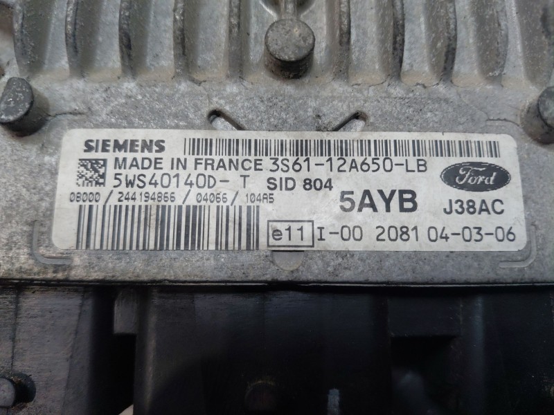 Recambio de centralita motor uce para ford fiesta v (jh_, jd_) 1.4 tdci referencia OEM IAM   