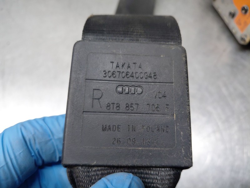 Recambio de cinturon seguridad delantero derecho para audi a5 sportback (8ta) 2.0 tdi referencia OEM IAM   