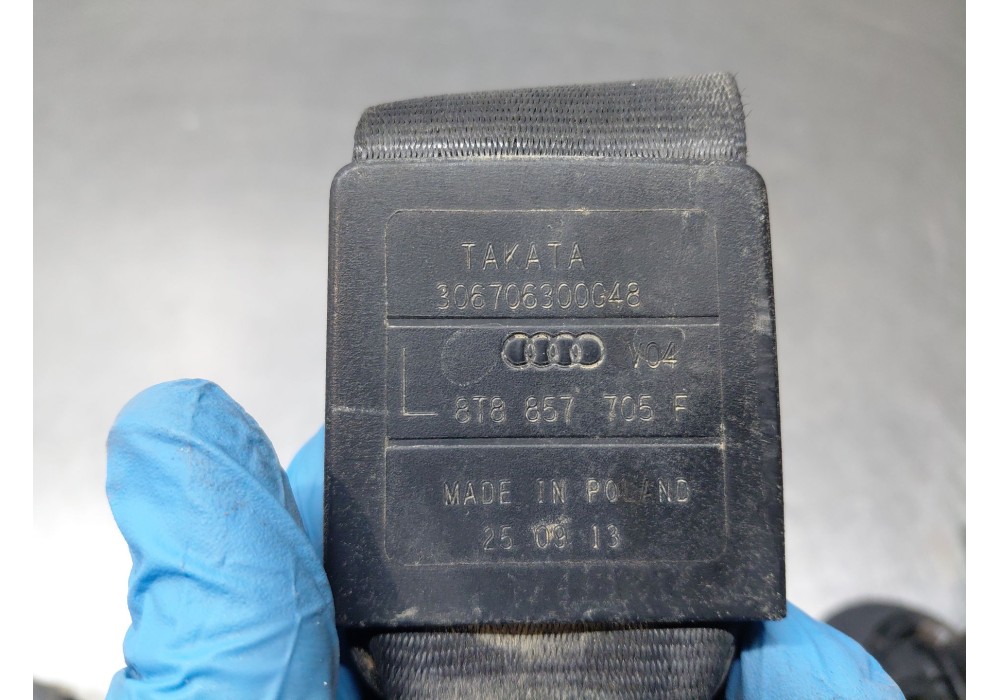 Recambio de cinturon seguridad delantero izquierdo para audi a5 sportback (8ta) 2.0 tdi referencia OEM IAM   