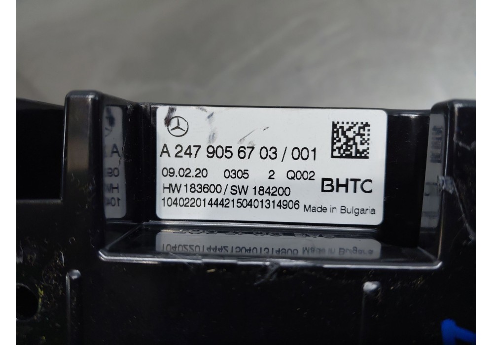 Recambio de mando climatizador para mercedes-benz clase a (w177) a 180 (177.084) referencia OEM IAM   