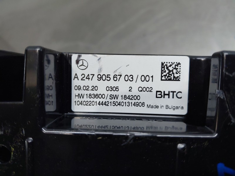 Recambio de mando climatizador para mercedes-benz clase a (w177) a 180 (177.084) referencia OEM IAM   